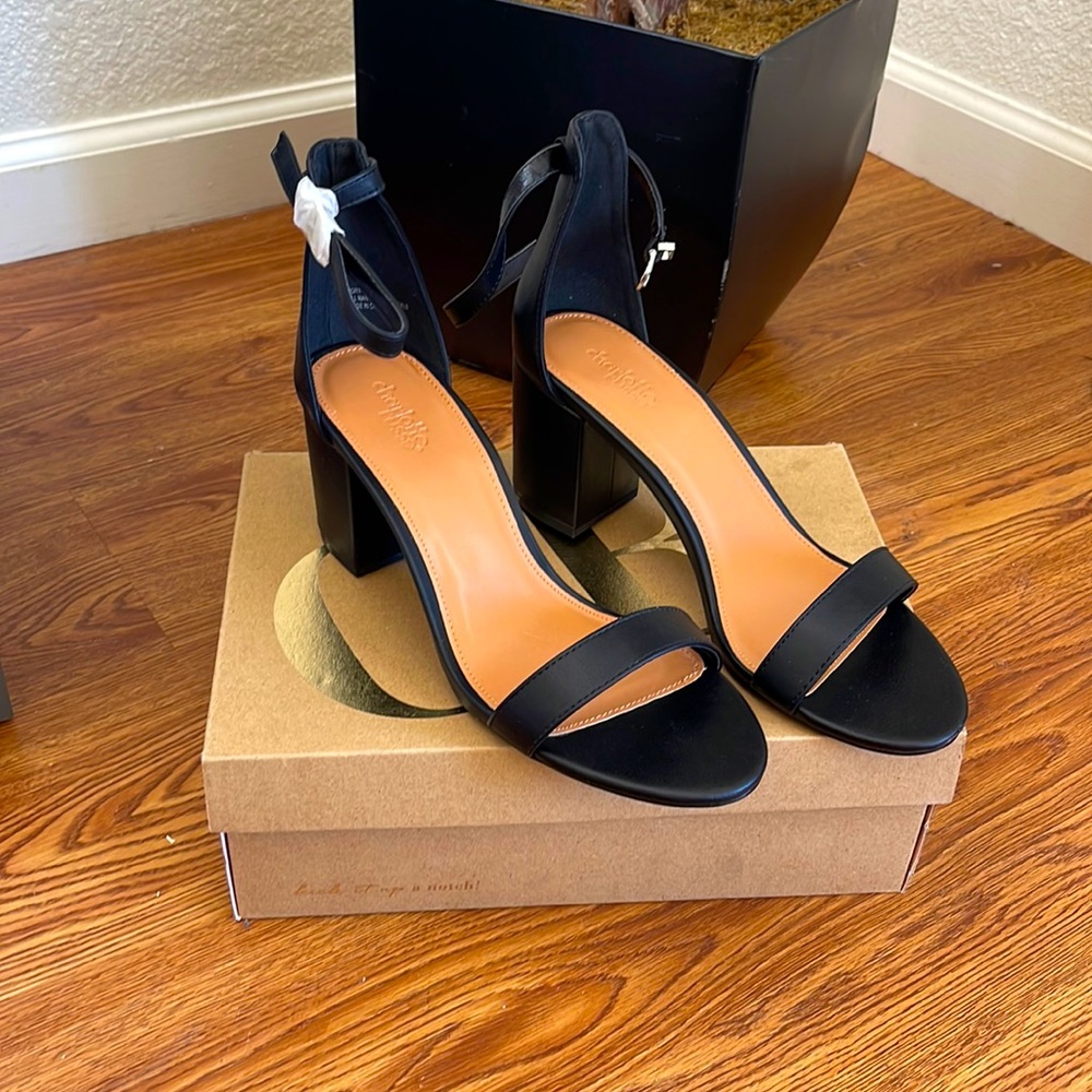 Black Charlotte Russe Sandal